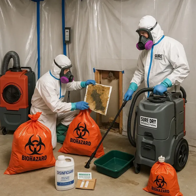 Contaminated Water Handling Protocols process in Eastover, NC