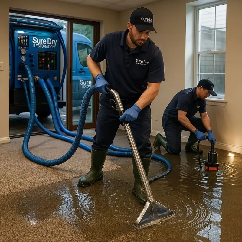 Water Extraction and Removal process in Eastover, NC